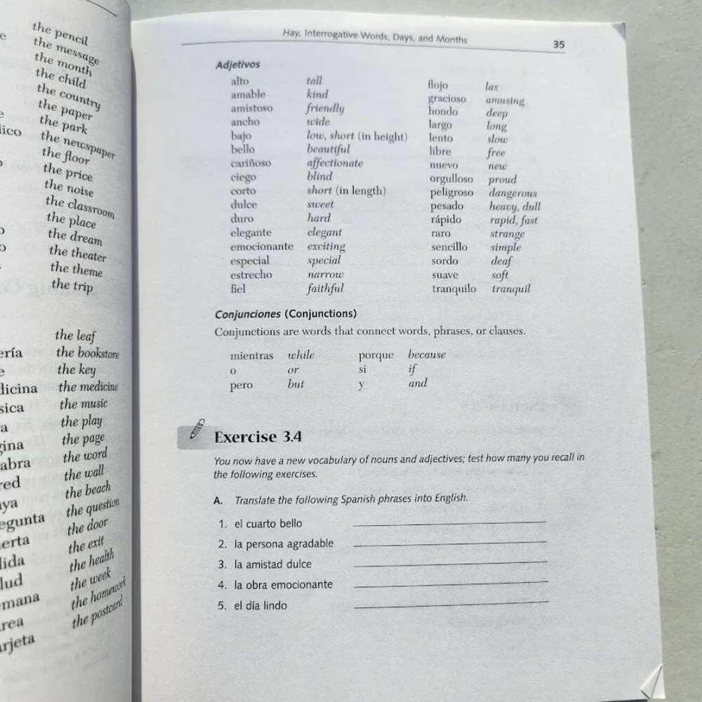 Learn Spanish Book Easy Spanish Step-By-Step Master High-frequency Grammar for S